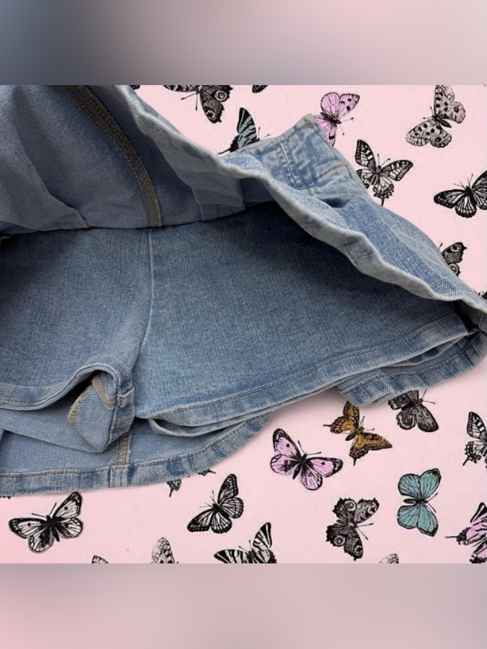 Low rise mini Skort from Almost Famous Back to School/Fall/Coquette size Sm - Picture 4 of 7